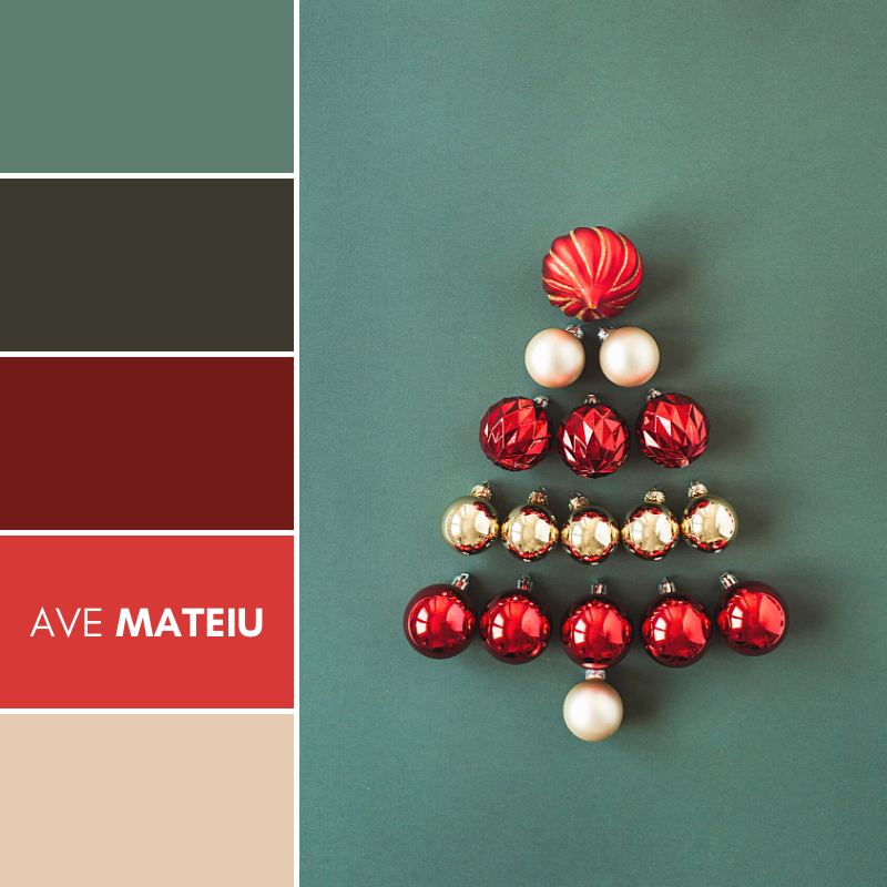Christmas tree symbol made of red and gold Color Palette #399 - Fall Autumn Winter 2020, color palette, color palettes, colour palettes, color scheme, color inspiration, color combination, art tutorial, collage, digital art, canvas painting, wall art, home painting, photography, weddings by color, inspiration, vintage, wallpaper, background, rustic, seasonal, season, natural, nature
