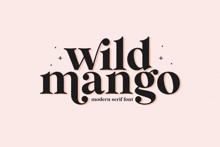 Wild Mango - A Modern Serif Font
