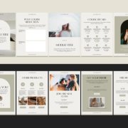 ECourse Workbook Creator Canva Template v22