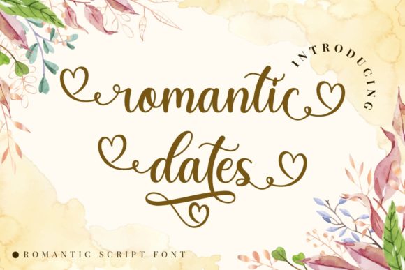 Romantic Dates Font - 30 Free Fonts for Valentine's Day - Ave Mateiu Romantic Dates Font - 30 Free Fonts for Valentine's Day - Ave Mateiu