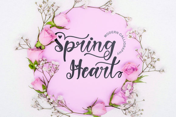 Spring Heart Font - 30 Free Fonts for Valentine's Day - Ave Mateiu Spring Heart Font - 30 Free Fonts for Valentine's Day - Ave Mateiu