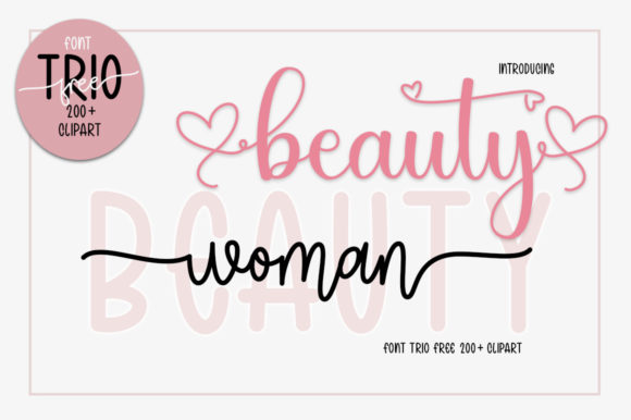 Woman Beauty Font - 30 Free Fonts for Valentine's Day - Ave Mateiu Woman Beauty Font - 30 Free Fonts for Valentine's Day - Ave Mateiu