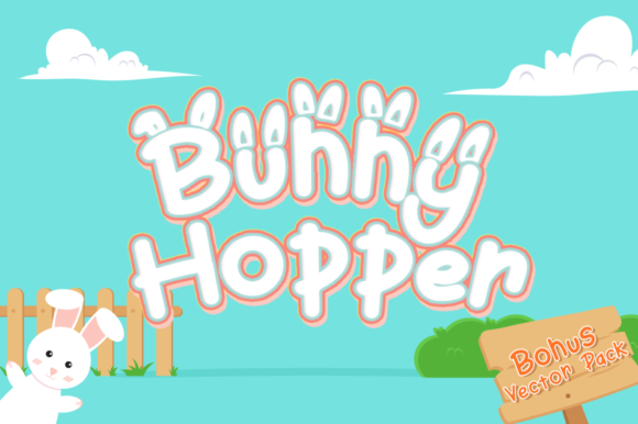 Bunny Hopper Font - Make Your Easter Projects Egg-stra Special With These 10 Free Fonts! Bunny Hopper Font - Make Your Easter Projects Egg-stra Special With These 10 Free Fonts!