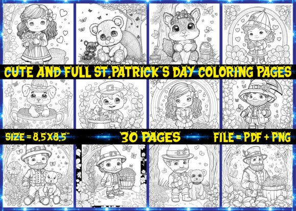 Cute St. Patrick's Day Coloring Pages