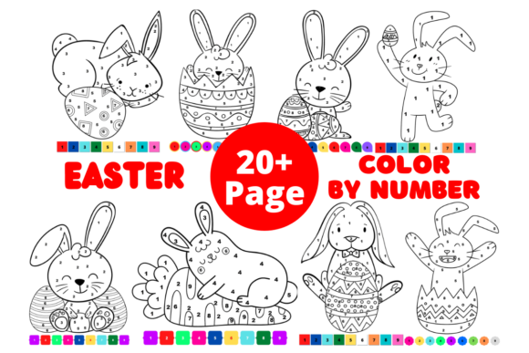 Easter Color by Number Kids - Printable Easter Coloring Pages to Get You Ready for Easter! Easter Color by Number Kids - Printable Easter Coloring Pages to Get You Ready for Easter!