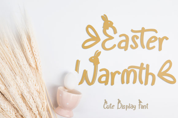 Easter Warmth Font - Make Your Easter Projects Egg-stra Special With These 10 Free Fonts! Easter Warmth Font - Make Your Easter Projects Egg-stra Special With These 10 Free Fonts!
