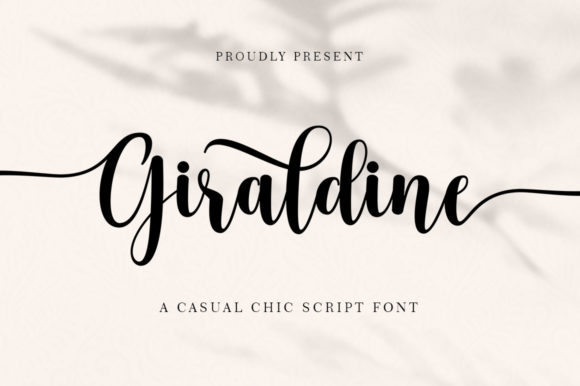 Giraldine Font - 10 Free Calligraphy Fonts to Download Now – Part 8