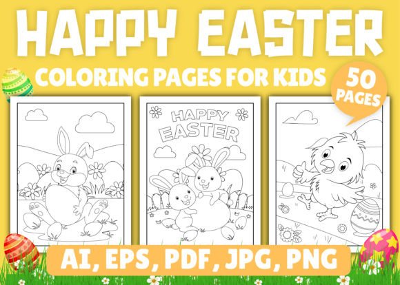 Happy Easter Coloring Pages for Kids - Printable Easter Coloring Pages to Get You Ready for Easter! Happy Easter Coloring Pages for Kids - Printable Easter Coloring Pages to Get You Ready for Easter!