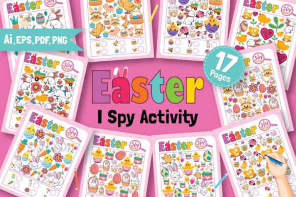 I Spy Easter Activity Sheets - Printable Easter Coloring Pages to Get You Ready for Easter! I Spy Easter Activity Sheets - Printable Easter Coloring Pages to Get You Ready for Easter!