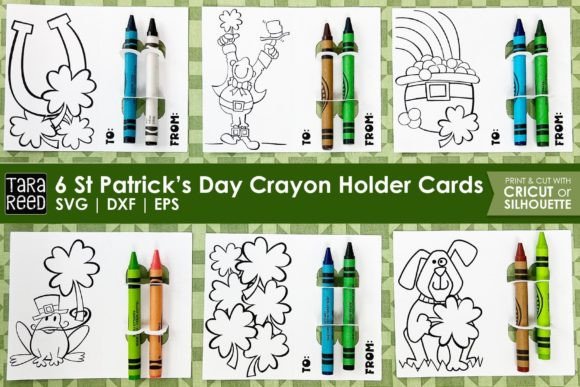 Saint Patrick's Day Coloring Cards