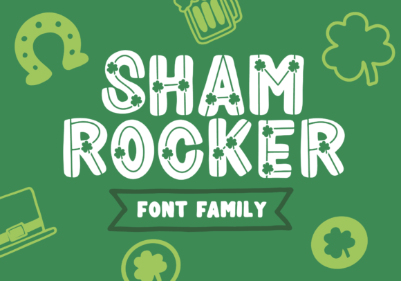 Shamrocker Font - 10 Cheap and Free St. Patrick's Day Fonts to Sham-Rock Your Designs!
