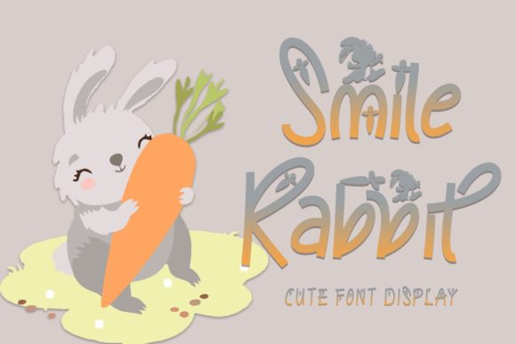 Smile Rabbit Font - Make Your Easter Projects Egg-stra Special With These 10 Free Fonts! Smile Rabbit Font - Make Your Easter Projects Egg-stra Special With These 10 Free Fonts!