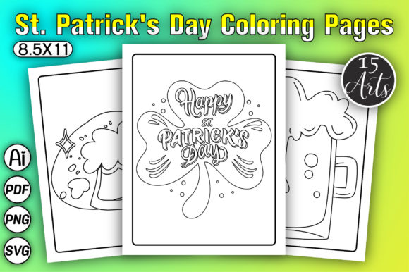 St Patrick's Day Coloring Pages V4