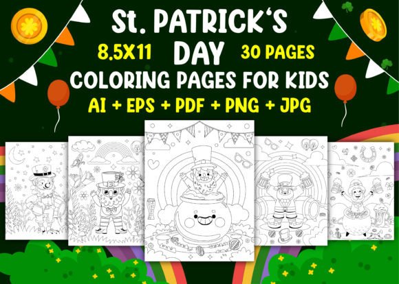 St Patrick's Day Coloring Pages for Kids