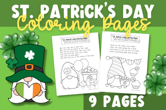 St. Patrick's Day Coloring Pages Kids