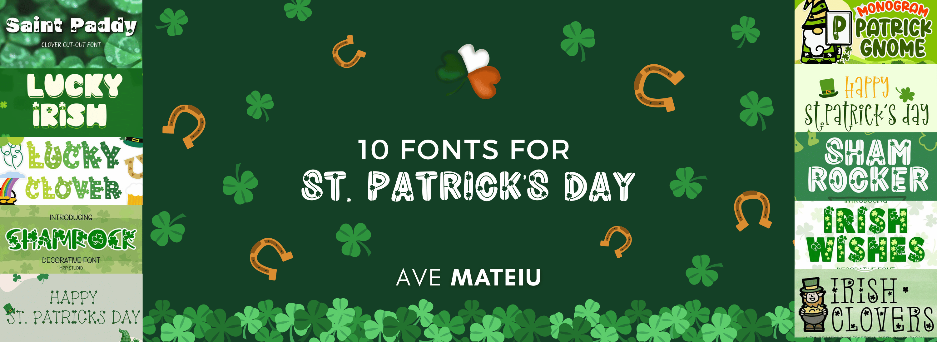 [blog banner] 10 Cheap and Free St. Patrick's Day Fonts to Sham-Rock Your Designs!