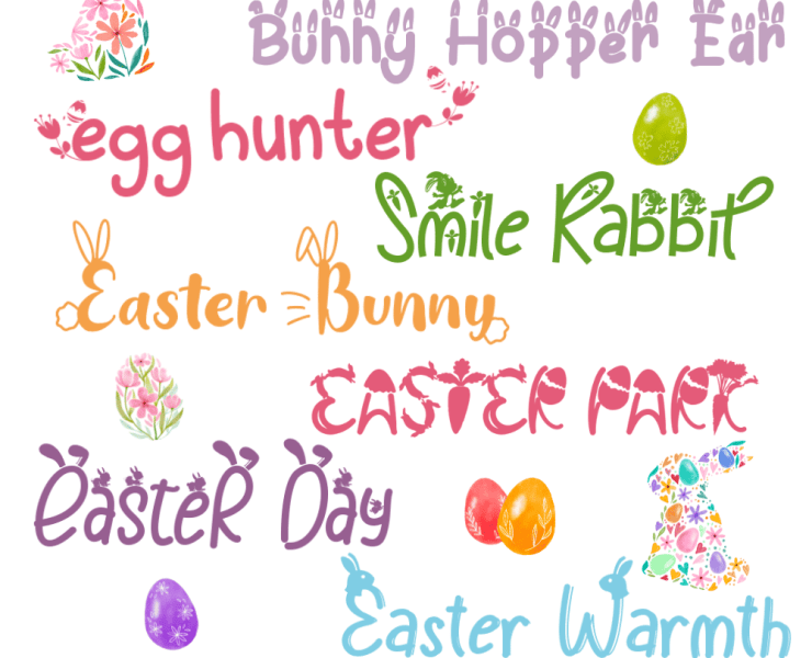[pinterest pin] Make Your Easter Projects Egg-stra Special With These 10 Free Fonts!