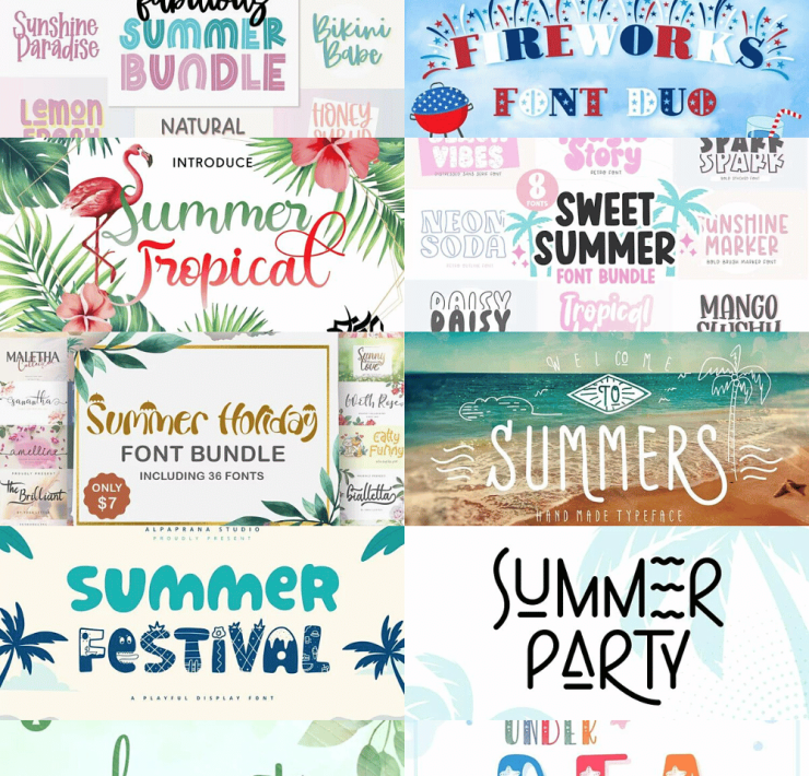 10 Cheap and Free Summer Fonts to Elevate Your Design Projects in Canva