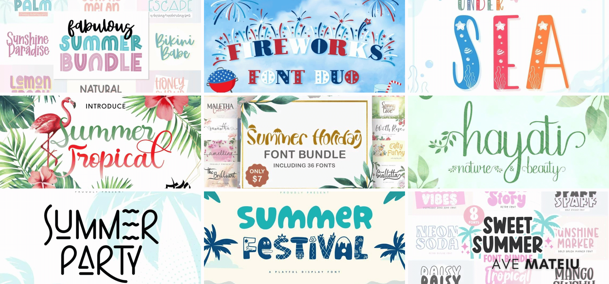 10 Cheap and Free Summer Fonts to Elevate Your Design Projects in Canva in article blog banner