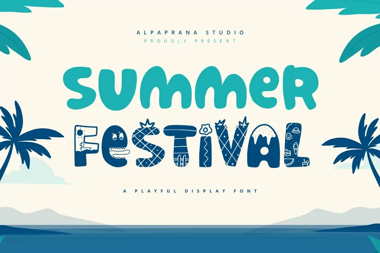 Summer Festival Font