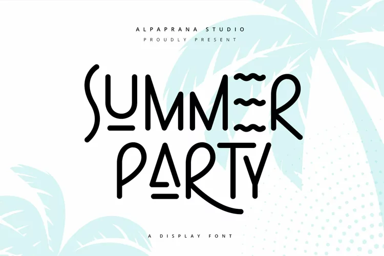 Summer Party Font