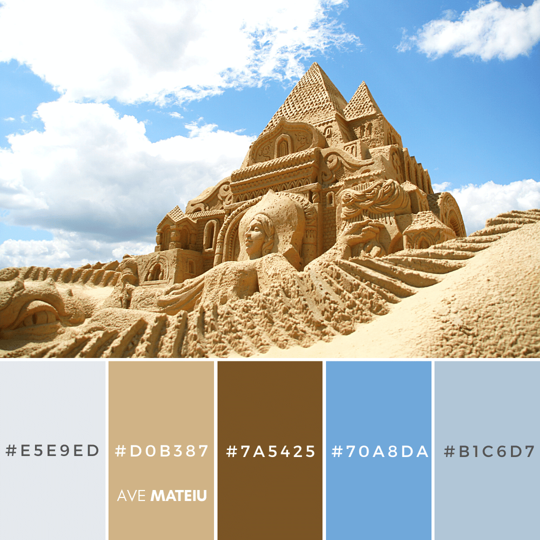 Summer Color Palette 10 with hex codes – 21 Summer Color Palettes and Hex Codes 2023