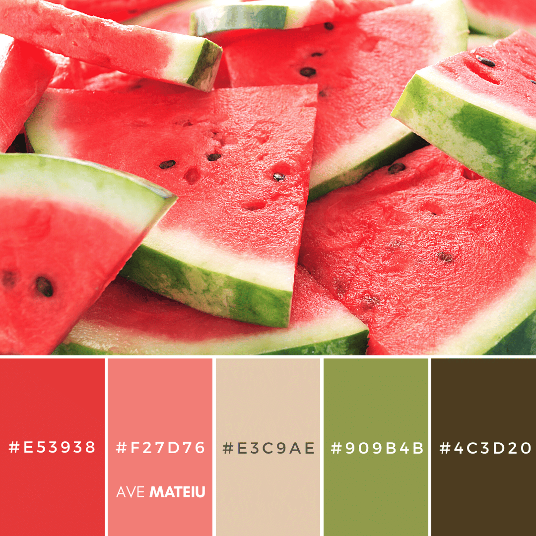Summer Color Palette 15 with hex codes – 21 Summer Color Palettes and Hex Codes 2023