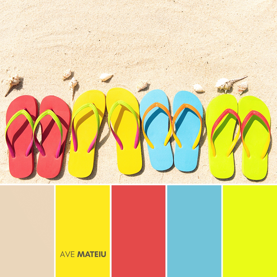 Summer Color Palette 4 – 21 Summer Color Palettes and Hex Codes 2023