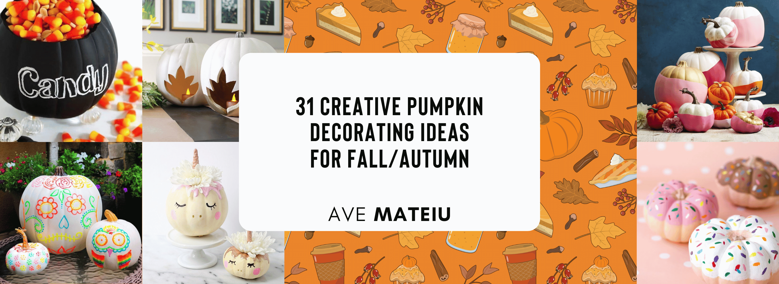 31 Creative Pumpkin Decorating Ideas for Fall - Pumpkin decorating ideas, Fall decor, Creative pumpkin designs