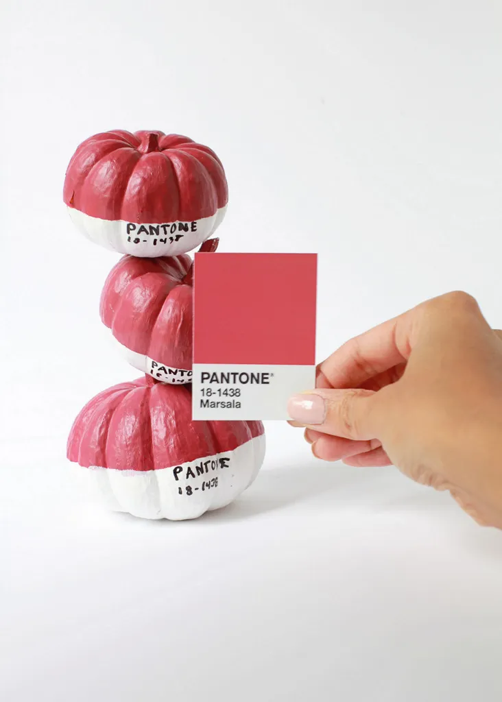 Pantone Painted Pumpkins Pantone Painted Pumpkins