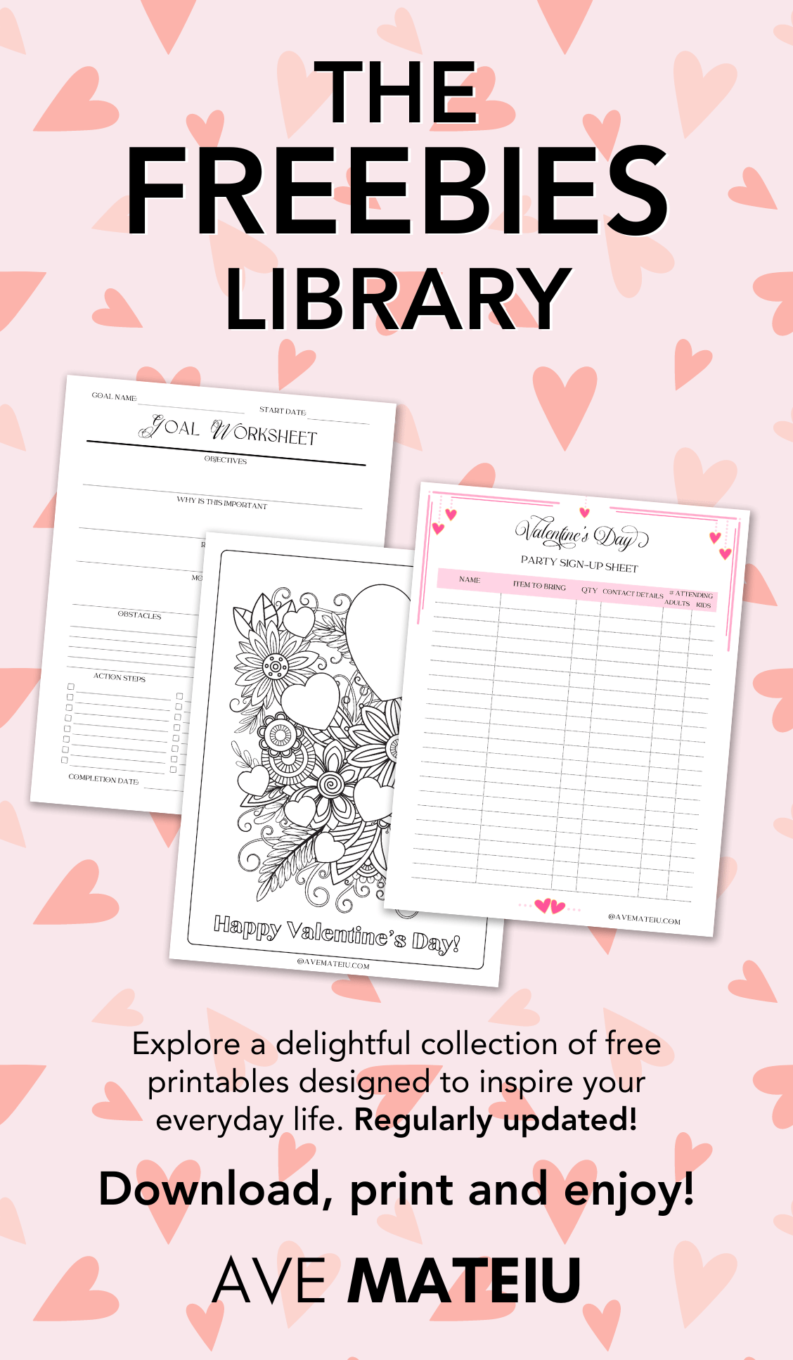 How to Unlock Creativity and Boost Productivity with our Freebies Library pinterest