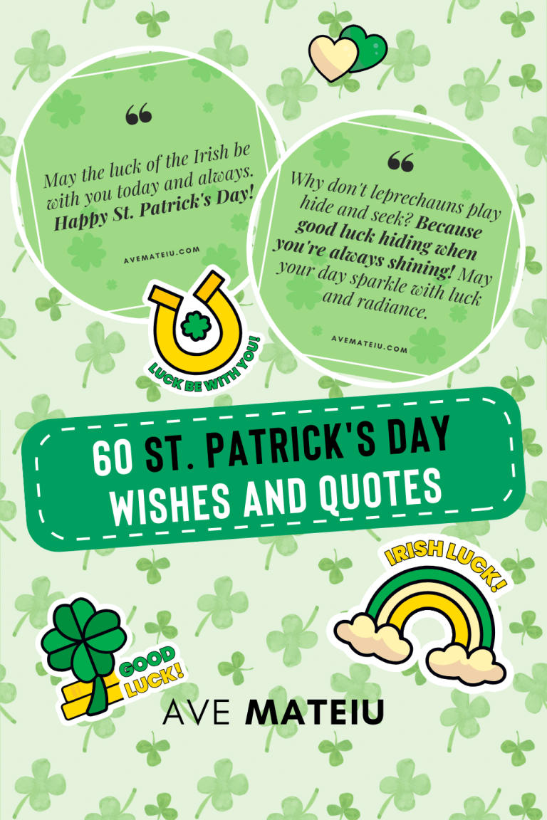 Image featuring the text: The Best Short St. Patrick's Day Wishes And Quotes
