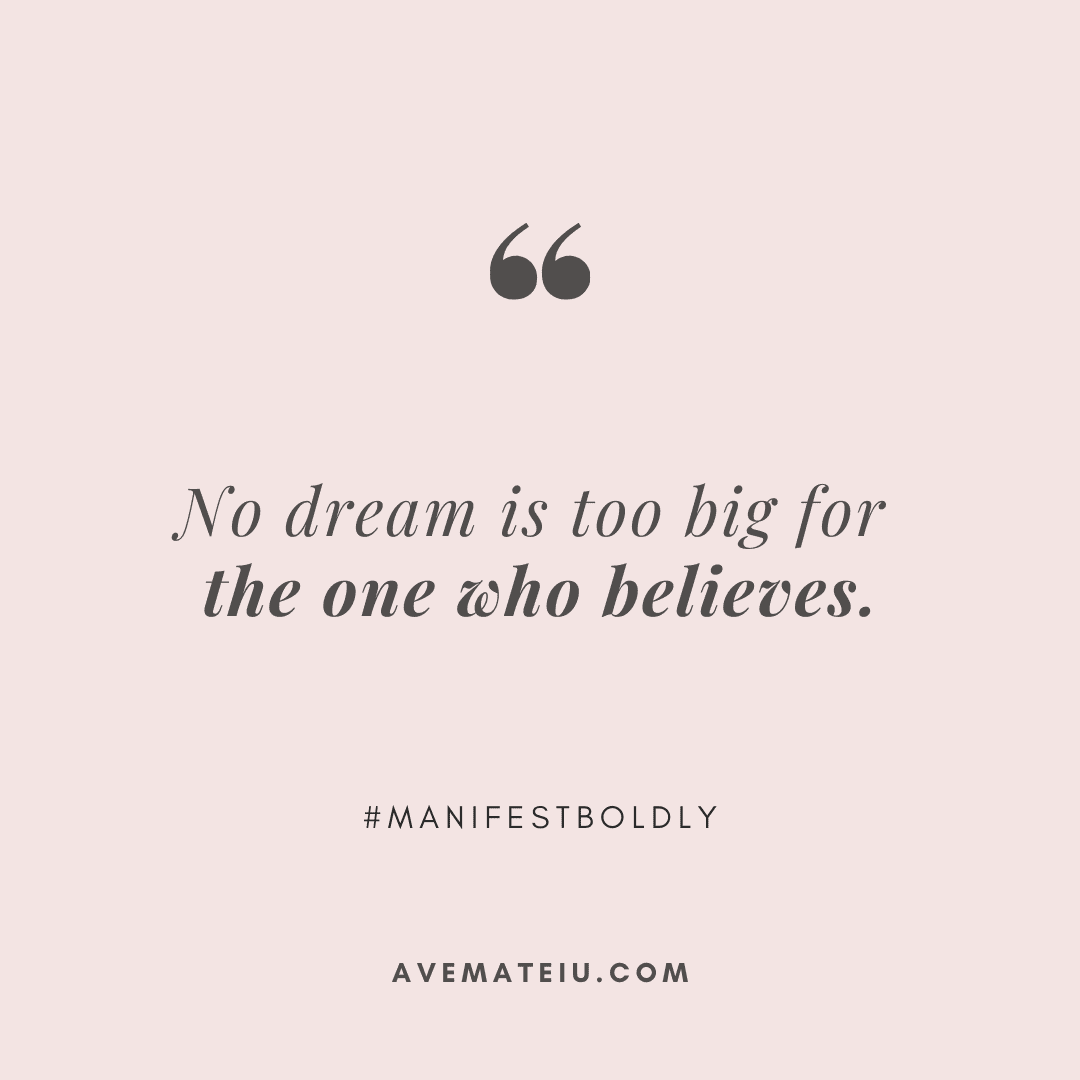 motivational quotes for 2026: No dream is too big for the one who believes. #ManifestationQuotes #MotivationalQuotes #BelieveInYourself