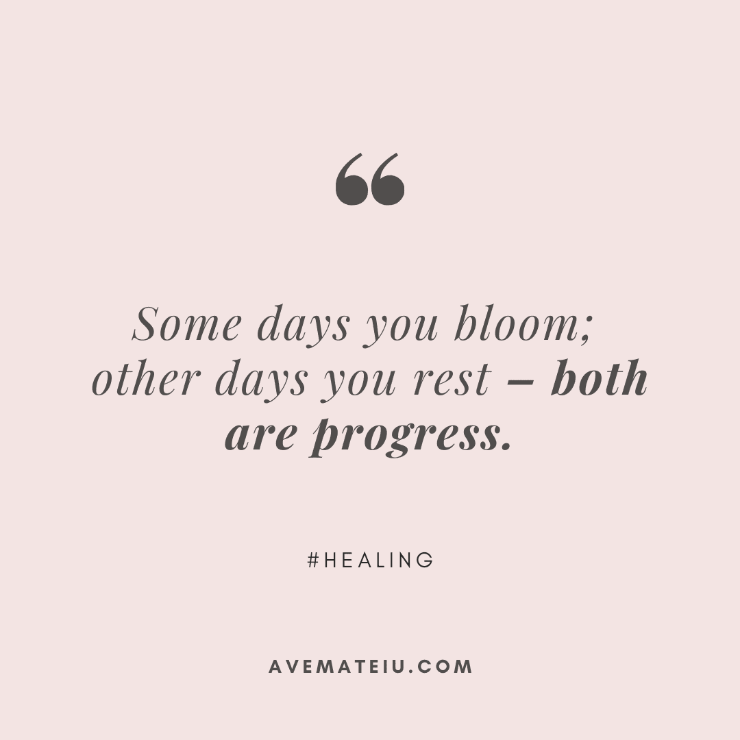 motivational quotes for 2026: Some days you bloom; other days you rest – both are progress. #HealingQuotes #MotivationalQuotes #SelfCare