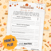 Thanksgiving Family Feud Game Printable Printable Thanksgiving Family Feud game — great for large groups, Friendsgiving, and family holiday gatherings.