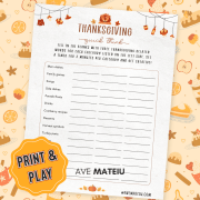 Thanksgiving Quick Think Game Printable Printable Thanksgiving Quick Think game — fast-paced Thanksgiving challenge for families, friends, and classroom fun.