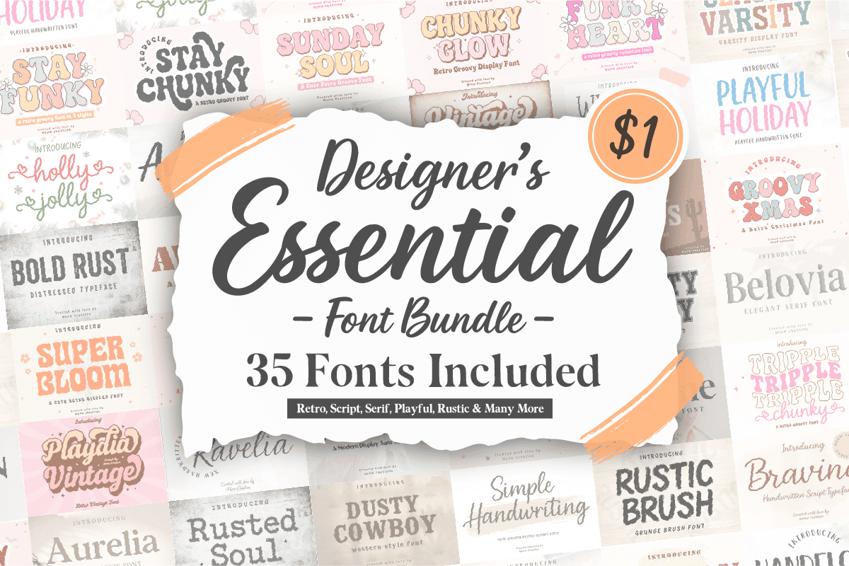 Designer’s Essential Font Bundle Designer’s Essential Font Bundle – Creative Fabrica font bundles for designers