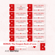 Couples printable bonus – The Coupon Book of Love – fill in your own surprises – fun couples activity