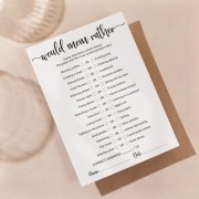 Would Mom Rather printable Mother's Day game in Modern Calligraphy style, perfect for fun Mother's Day games and activities at home